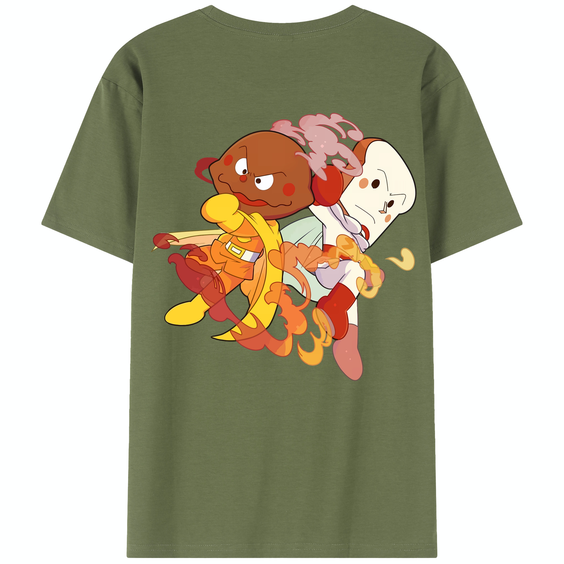 （画像用） アンパンマン Anpanman 綿100％半袖Tシャツ（背面プリント）